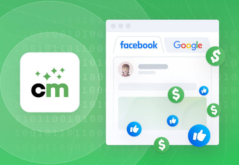ClickMagick’s public illustration of connecting tracking data with ad platforms